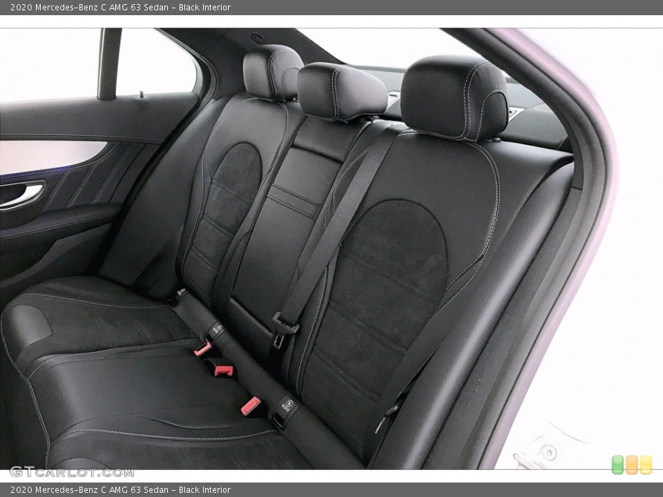 Black Interior Rear Seat for the 2020 Mercedes-Benz C AMG 63 Sedan #136796753