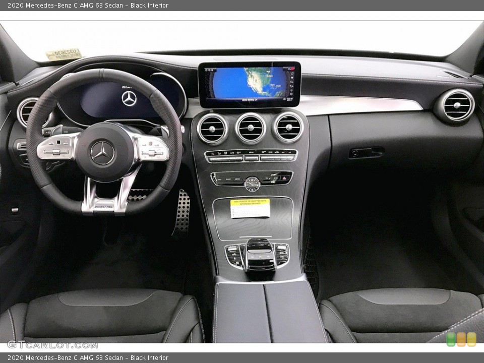 Black Interior Dashboard for the 2020 Mercedes-Benz C AMG 63 Sedan #136796813