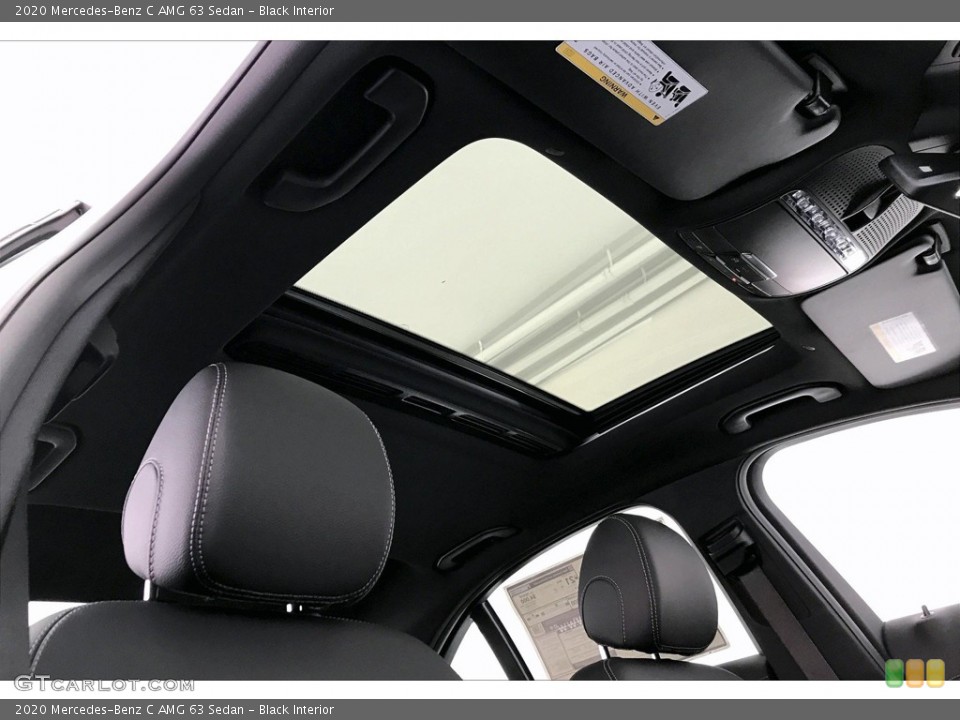 Black Interior Sunroof for the 2020 Mercedes-Benz C AMG 63 Sedan #136797180
