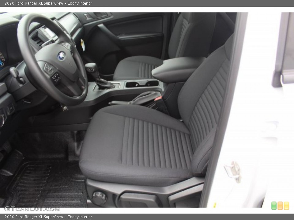 Ebony Interior Front Seat for the 2020 Ford Ranger XL SuperCrew #136797797