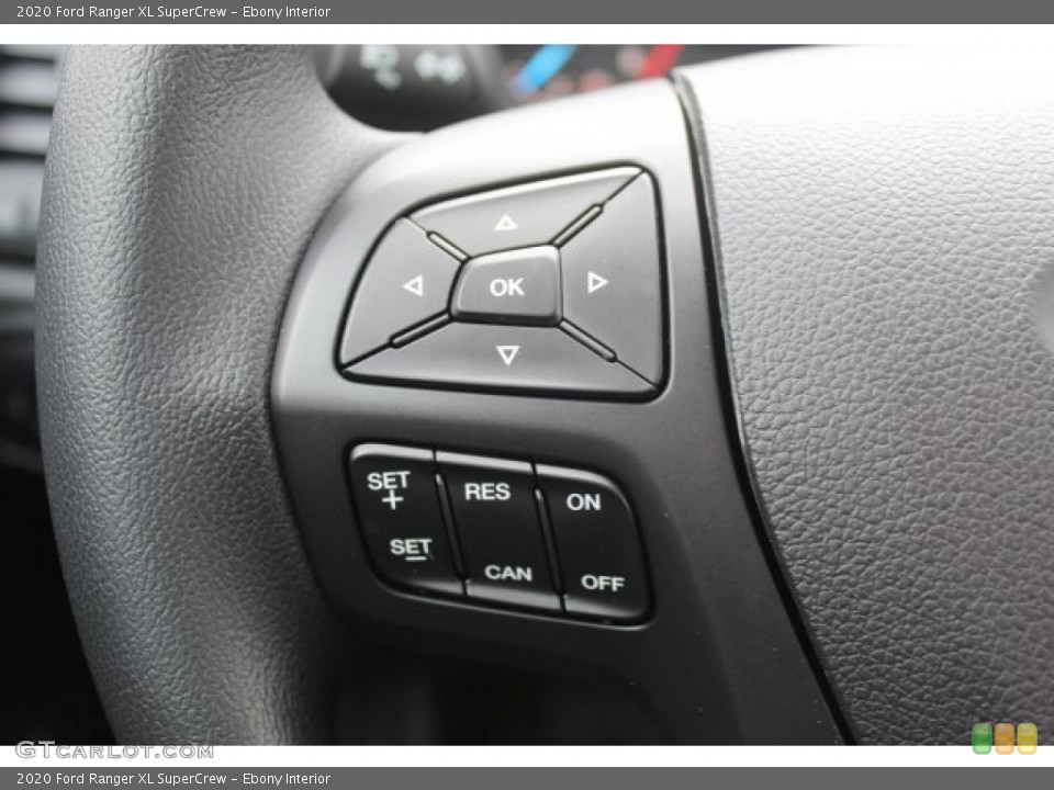 Ebony Interior Steering Wheel for the 2020 Ford Ranger XL SuperCrew #136797842