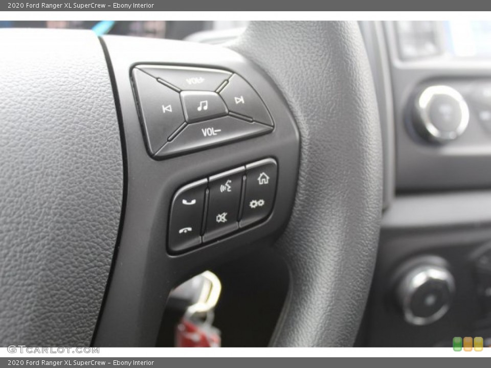 Ebony Interior Steering Wheel for the 2020 Ford Ranger XL SuperCrew #136797857