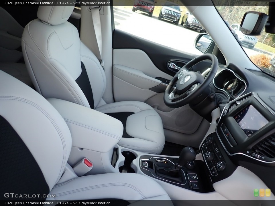 Ski Gray/Black Interior Front Seat for the 2020 Jeep Cherokee Latitude Plus 4x4 #136799777