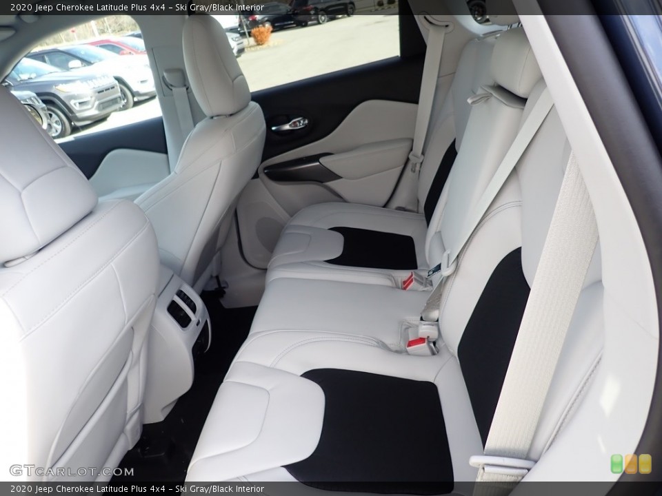 Ski Gray/Black Interior Rear Seat for the 2020 Jeep Cherokee Latitude Plus 4x4 #136799822
