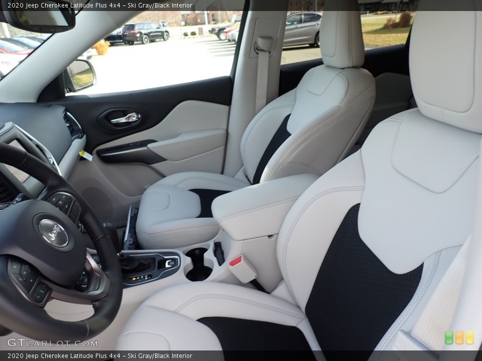 Ski Gray/Black Interior Front Seat for the 2020 Jeep Cherokee Latitude Plus 4x4 #136799846