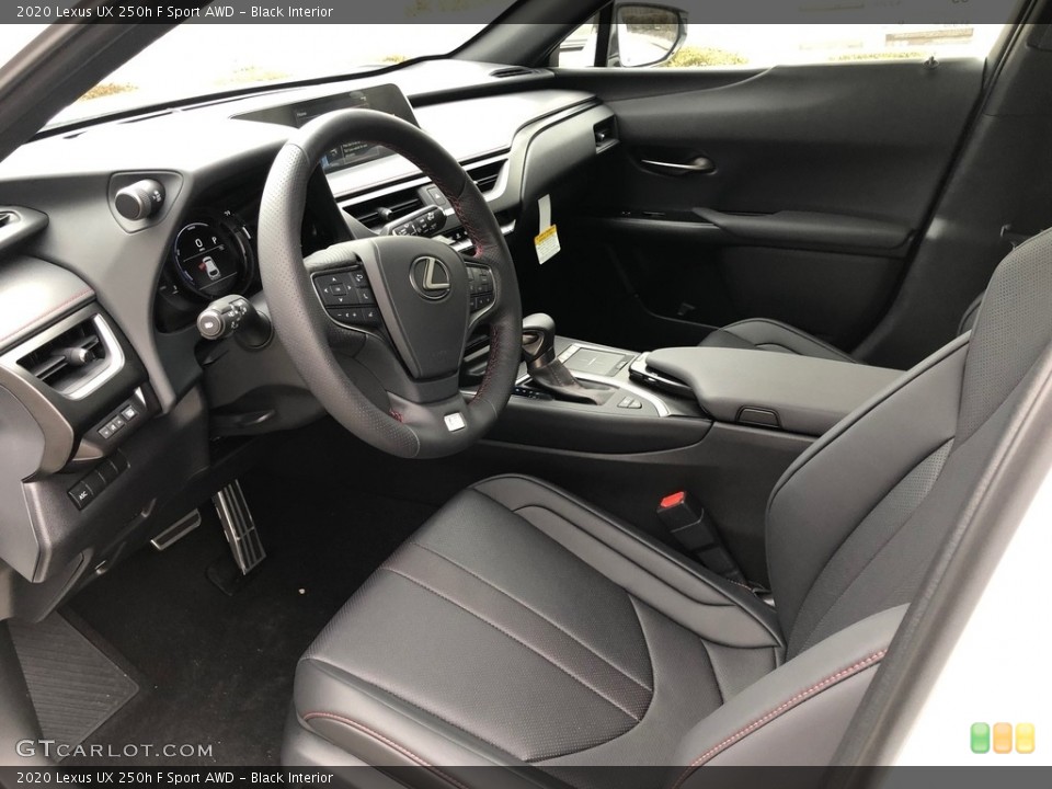 Black Interior Photo for the 2020 Lexus UX 250h F Sport AWD #136804601