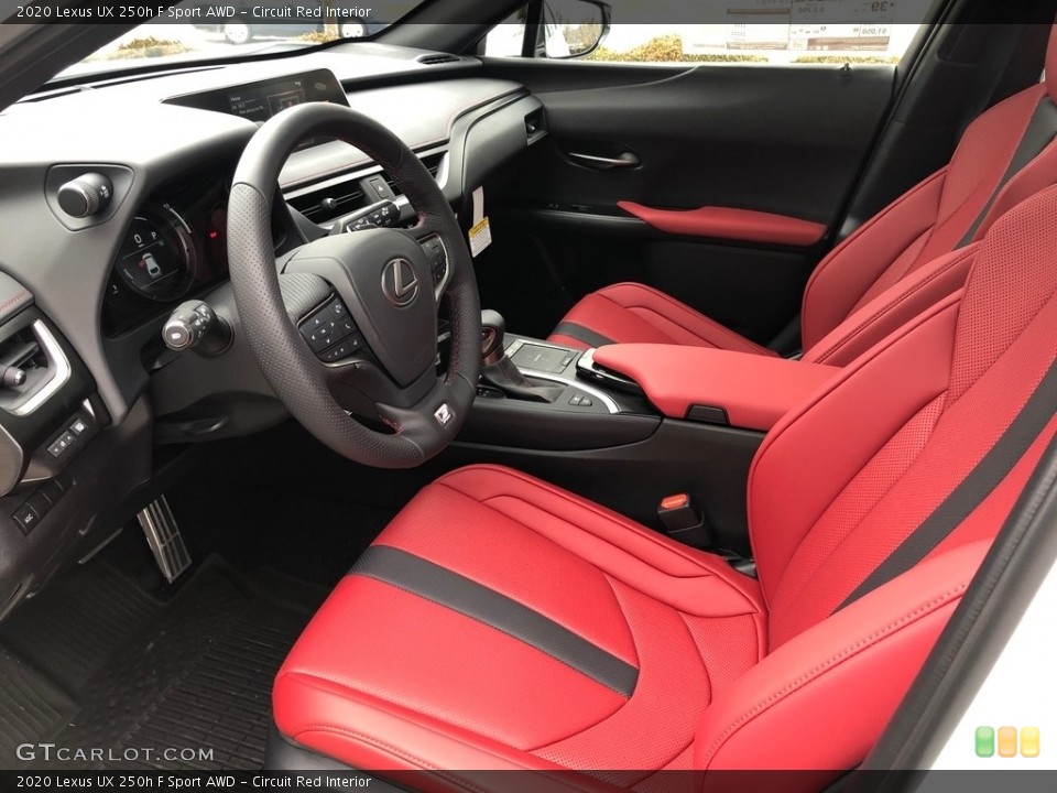 Circuit Red Interior Photo for the 2020 Lexus UX 250h F Sport AWD #136804706