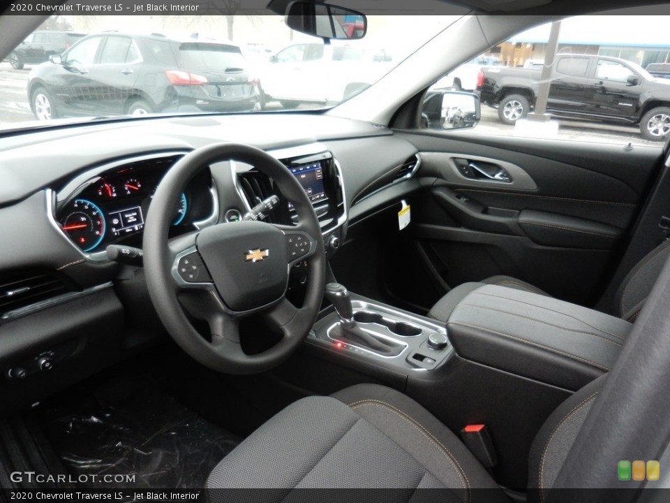 Jet Black Interior Photo for the 2020 Chevrolet Traverse LS #136804723