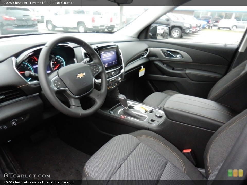 Jet Black Interior Photo for the 2020 Chevrolet Traverse LT #136805378
