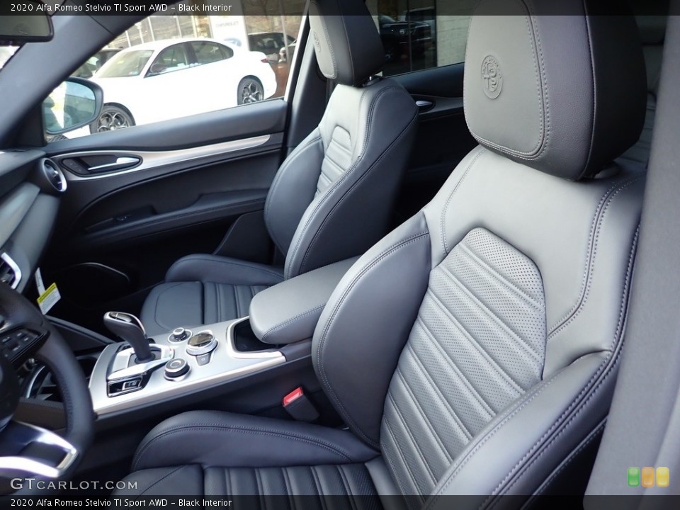 Black Interior Photo for the 2020 Alfa Romeo Stelvio TI Sport AWD #136808120
