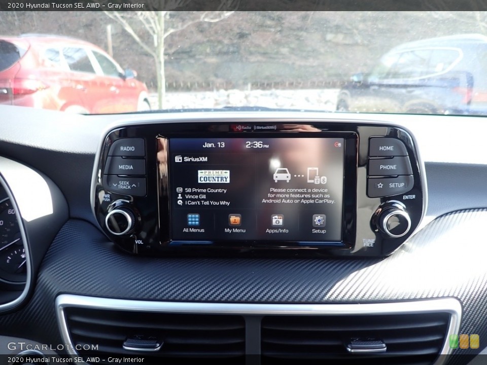 Gray Interior Controls for the 2020 Hyundai Tucson SEL AWD #136808966