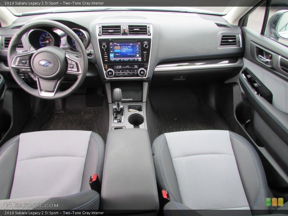 Two-Tone Gray Interior Dashboard for the 2019 Subaru Legacy 2.5i Sport #136811219