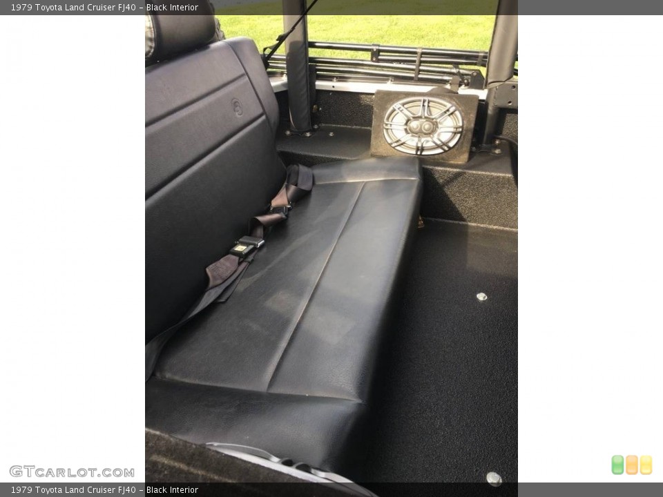 Black Interior Rear Seat for the 1979 Toyota Land Cruiser FJ40 #136811699