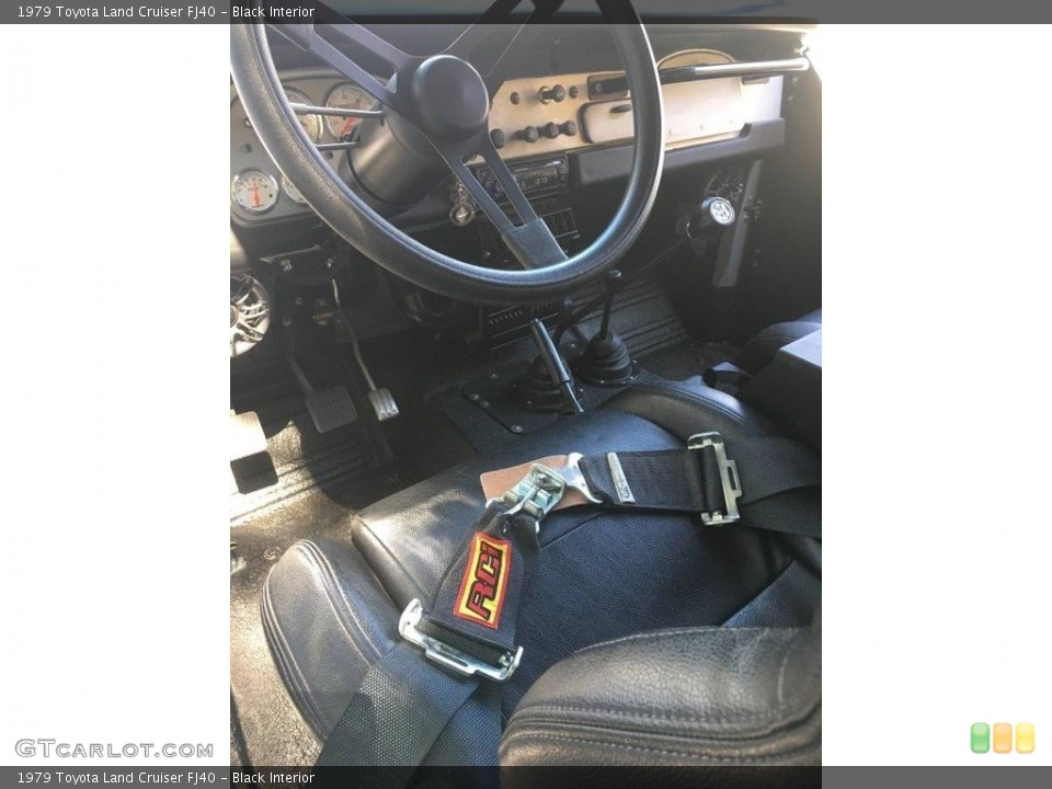 Black 1979 Toyota Land Cruiser Interiors