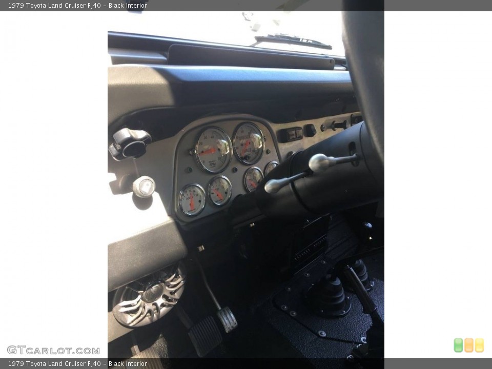 Black Interior Dashboard for the 1979 Toyota Land Cruiser FJ40 #136811846