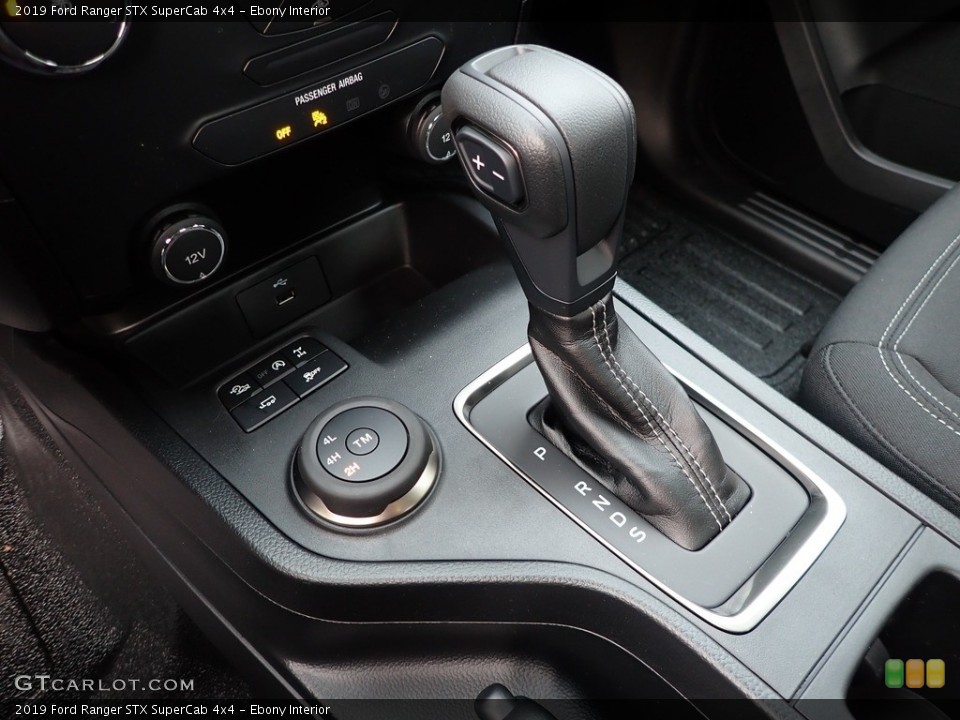 Ebony Interior Transmission for the 2019 Ford Ranger STX SuperCab 4x4 #136819887