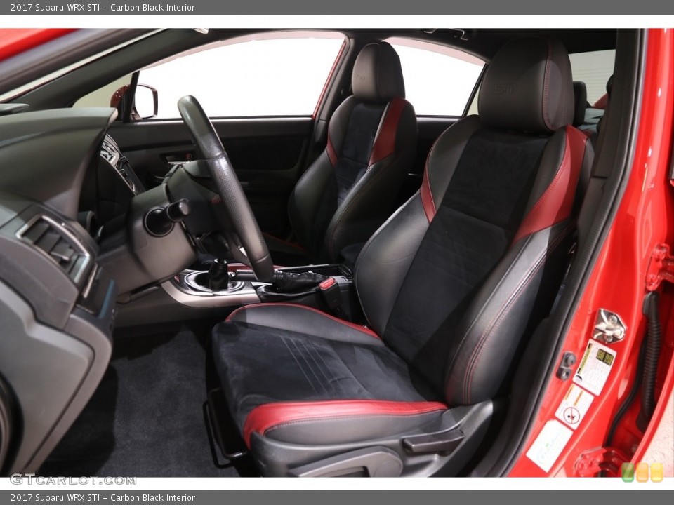 Carbon Black Interior Front Seat for the 2017 Subaru WRX STI #136820802