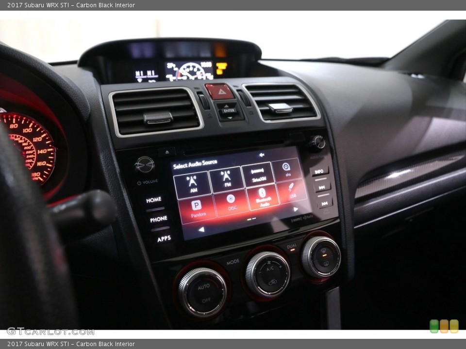 Carbon Black Interior Controls for the 2017 Subaru WRX STI #136820877