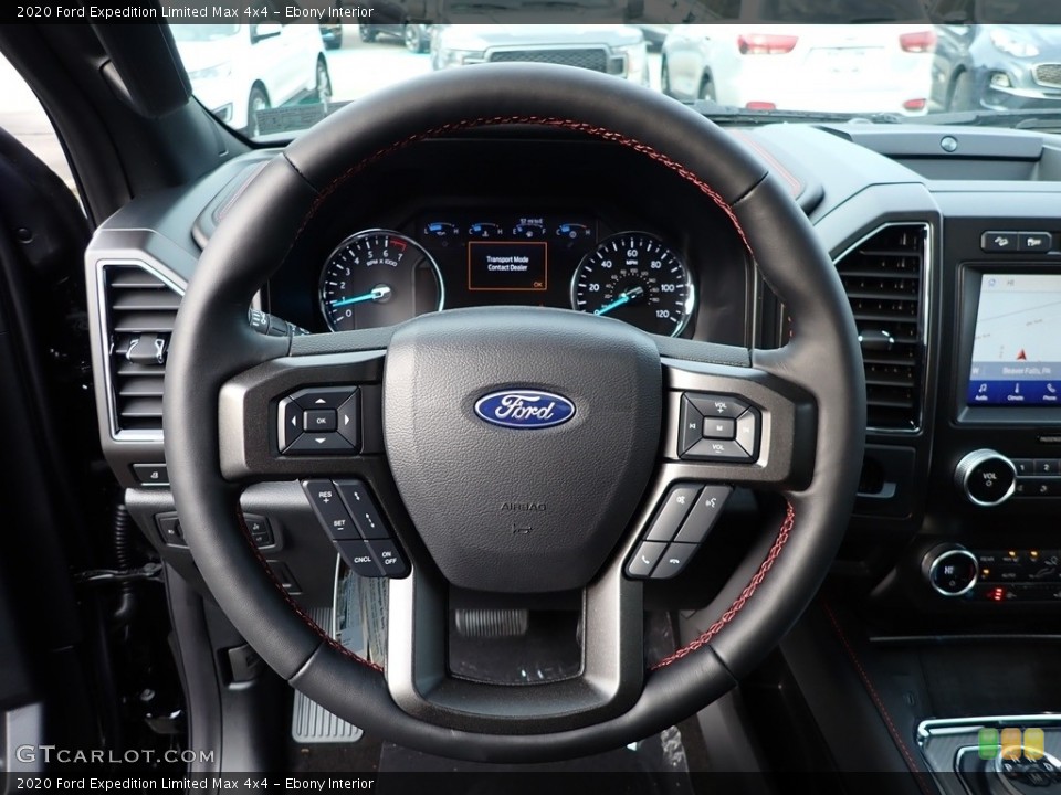 Ebony Interior Steering Wheel for the 2020 Ford Expedition Limited Max 4x4 #136820880