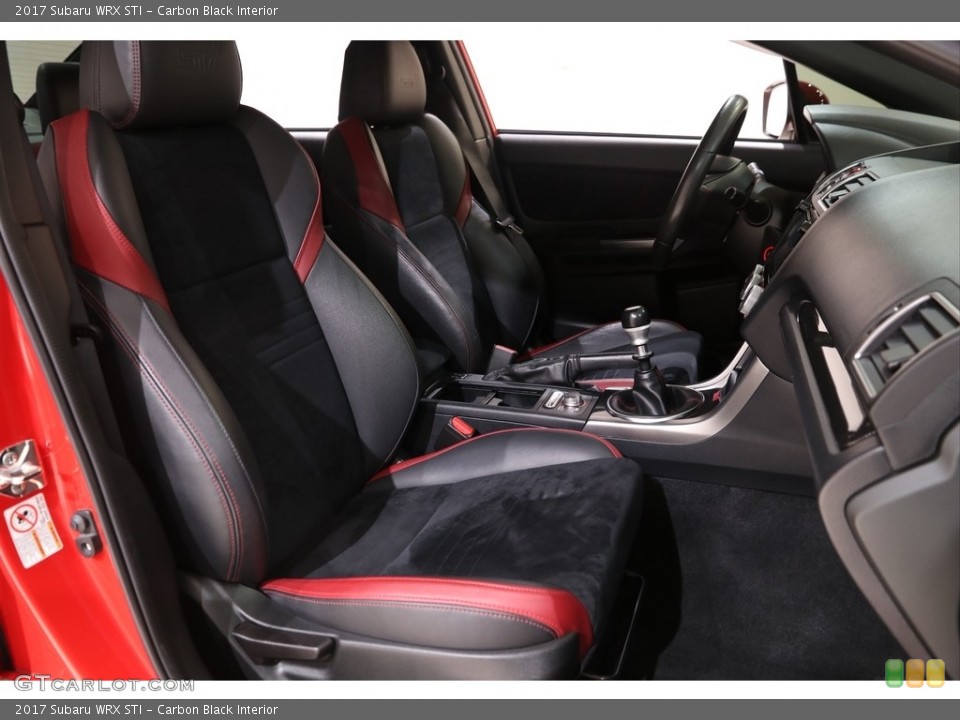Carbon Black Interior Front Seat for the 2017 Subaru WRX STI #136821153