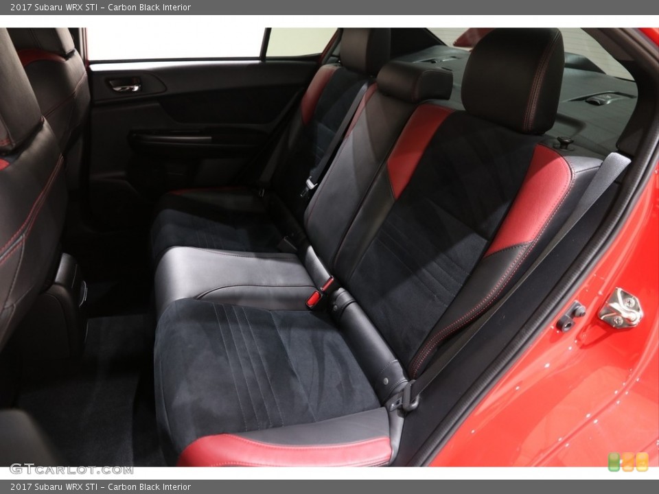 Carbon Black Interior Rear Seat for the 2017 Subaru WRX STI #136821204