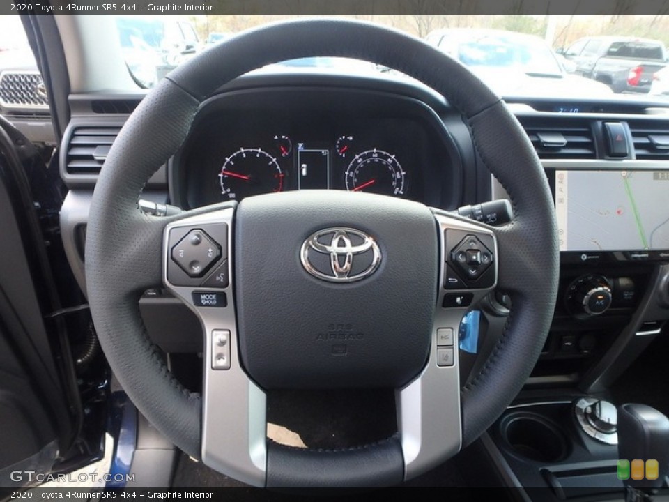 Graphite Interior Steering Wheel for the 2020 Toyota 4Runner SR5 4x4 #136821257