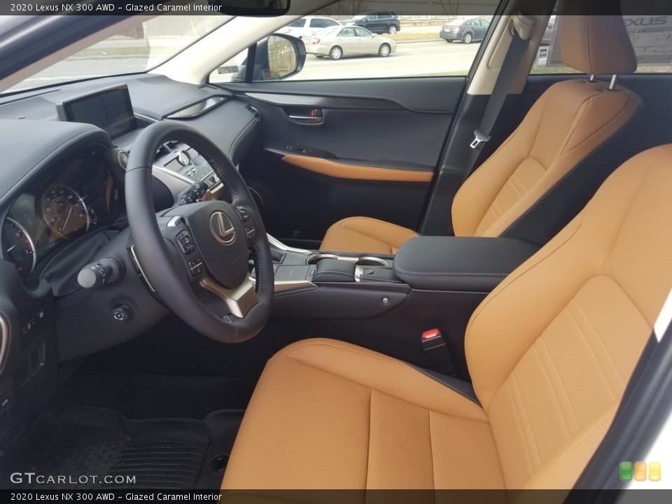 Glazed Caramel Interior Front Seat for the 2020 Lexus NX 300 AWD #136822182