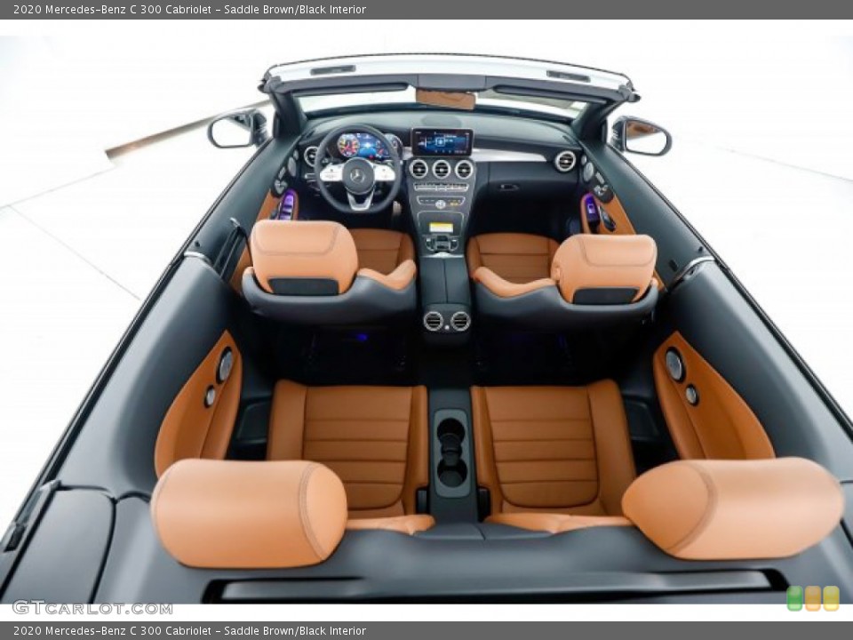 Saddle Brown/Black Interior Photo for the 2020 Mercedes-Benz C 300 Cabriolet #136825888