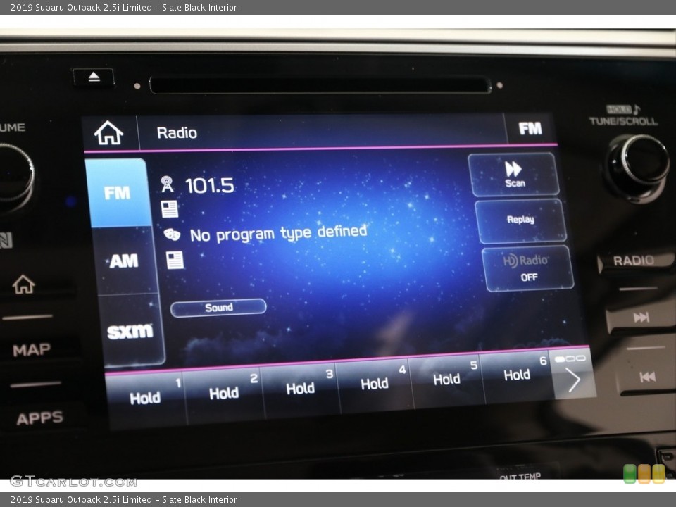 Slate Black Interior Audio System for the 2019 Subaru Outback 2.5i Limited #136827390
