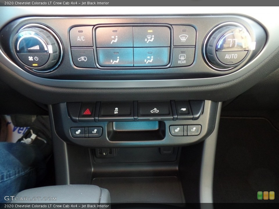 Jet Black Interior Controls for the 2020 Chevrolet Colorado LT Crew Cab 4x4 #136827505