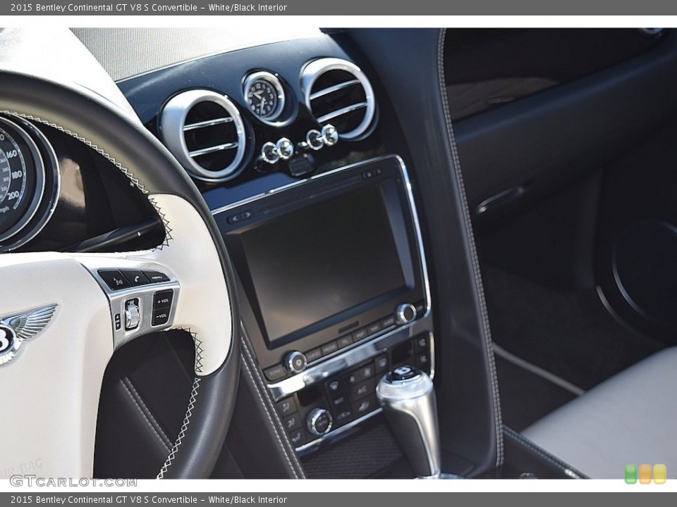 White/Black Interior Controls for the 2015 Bentley Continental GT V8 S Convertible #136827625