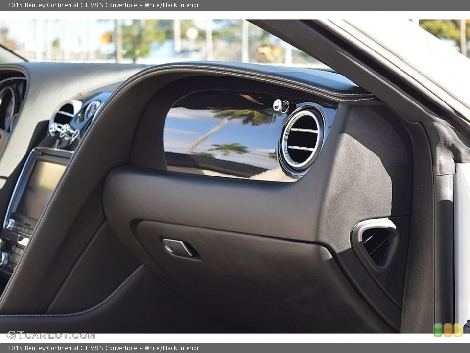 White/Black Interior Dashboard for the 2015 Bentley Continental GT V8 S Convertible #136827754