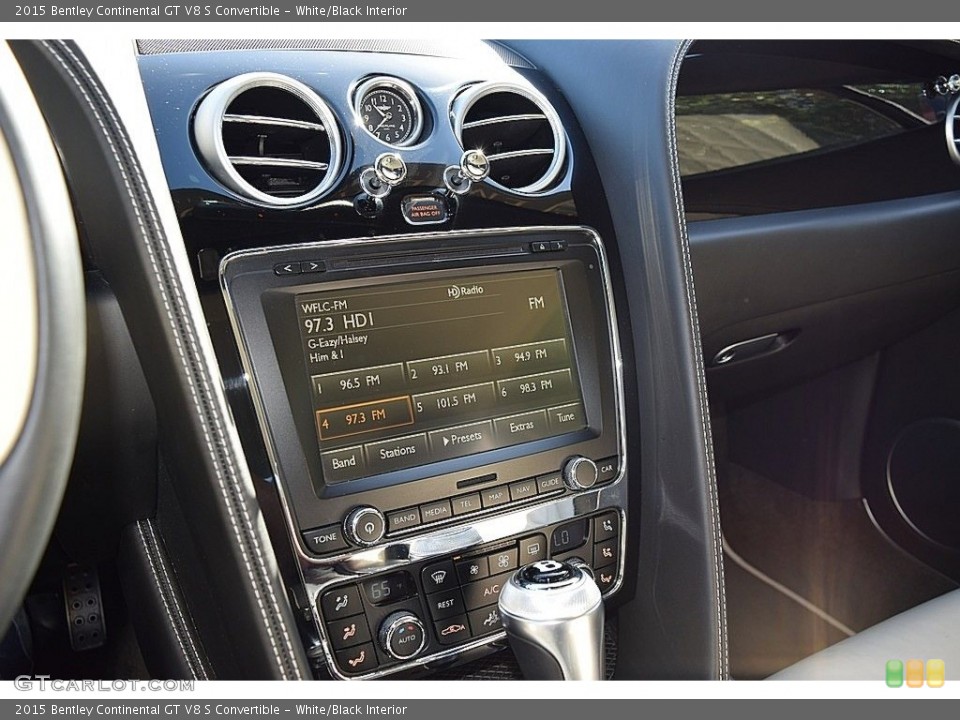 White/Black Interior Controls for the 2015 Bentley Continental GT V8 S Convertible #136828045