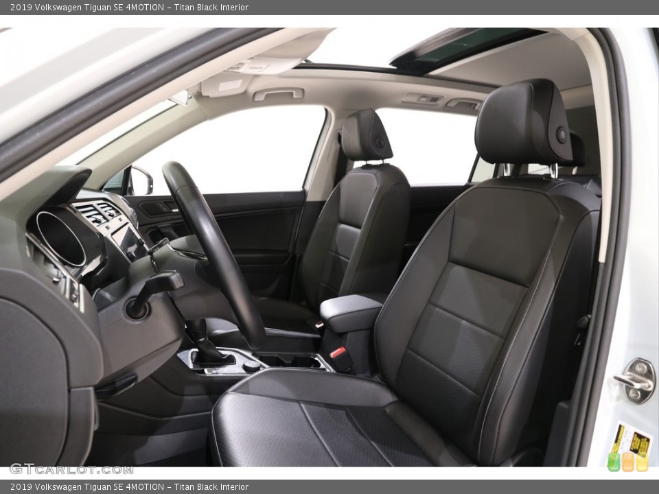 Titan Black Interior Front Seat for the 2019 Volkswagen Tiguan SE 4MOTION #136832506