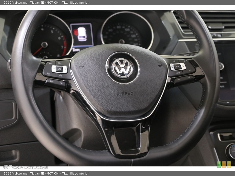 Titan Black Interior Steering Wheel for the 2019 Volkswagen Tiguan SE 4MOTION #136832557