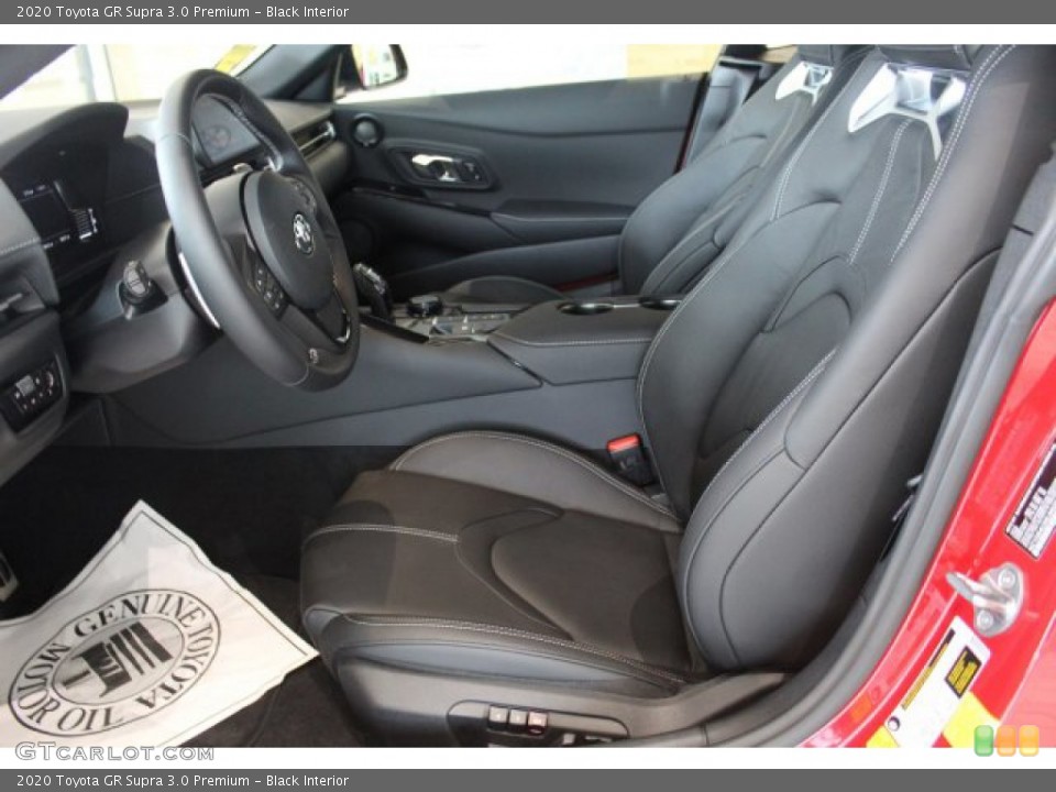 Black Interior Front Seat for the 2020 Toyota GR Supra 3.0 Premium #136837297