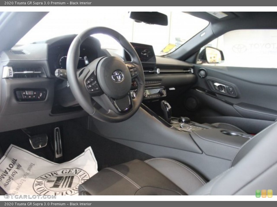 Black Interior Front Seat for the 2020 Toyota GR Supra 3.0 Premium #136837327