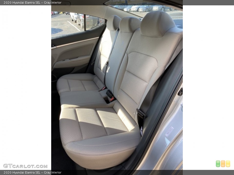 Gray Interior Rear Seat for the 2020 Hyundai Elantra SEL #136838380