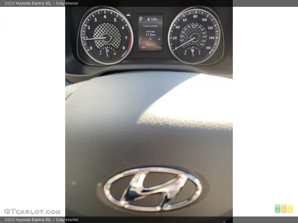 Gray Interior Gauges for the 2020 Hyundai Elantra SEL #136838518