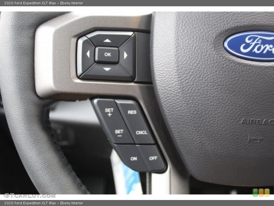Ebony Interior Steering Wheel for the 2020 Ford Expedition XLT Max #136840036