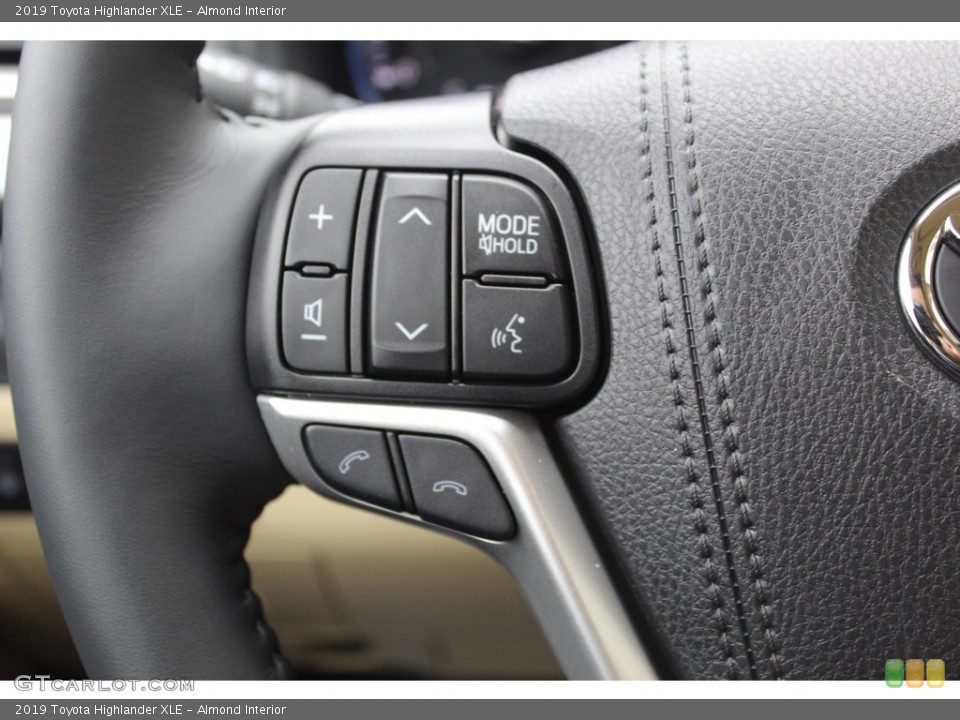 Almond Interior Steering Wheel for the 2019 Toyota Highlander XLE #136841068