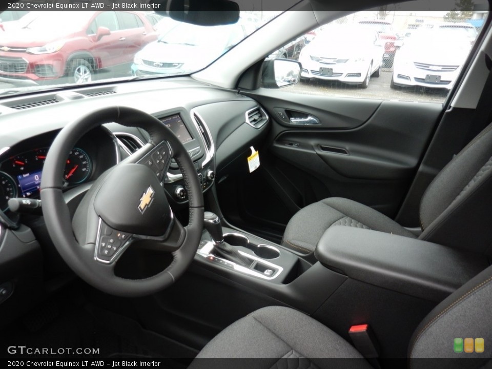 Jet Black Interior Front Seat for the 2020 Chevrolet Equinox LT AWD #136843895