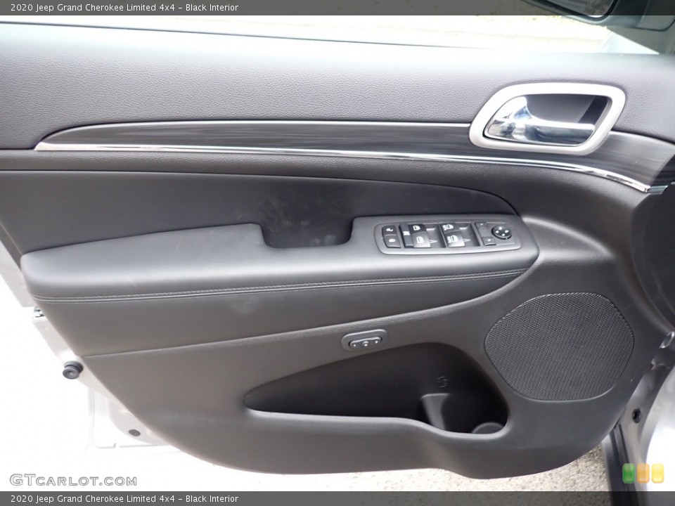 Black Interior Door Panel for the 2020 Jeep Grand Cherokee Limited 4x4 #136844474