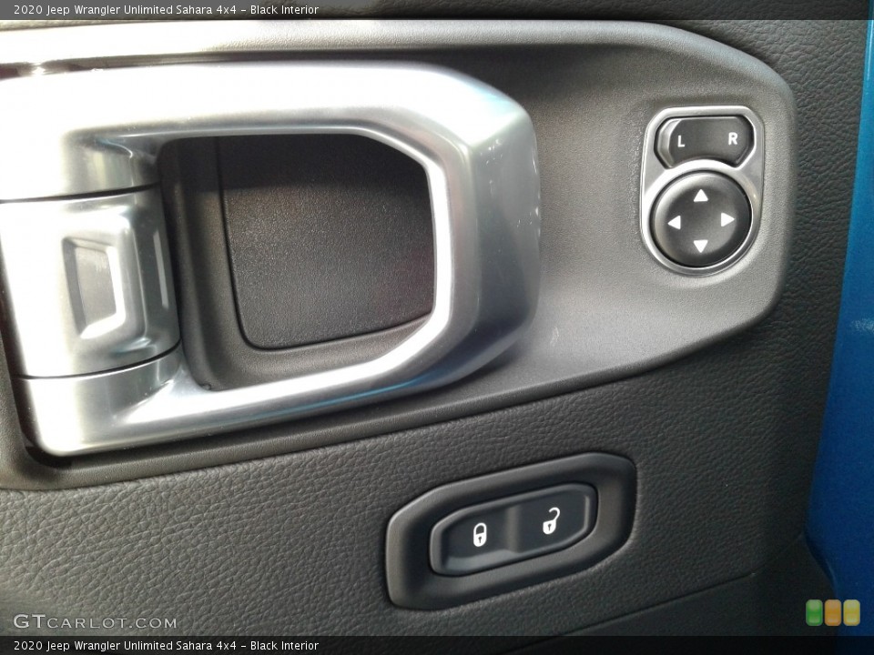 Black Interior Controls for the 2020 Jeep Wrangler Unlimited Sahara 4x4 #136847069