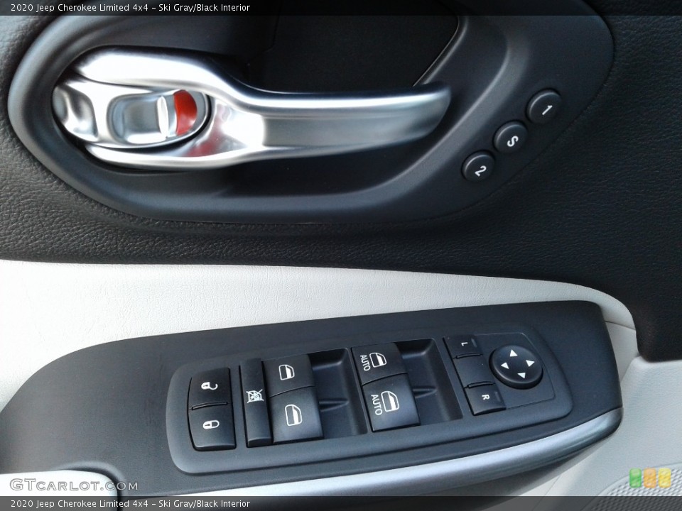 Ski Gray/Black Interior Controls for the 2020 Jeep Cherokee Limited 4x4 #136847996