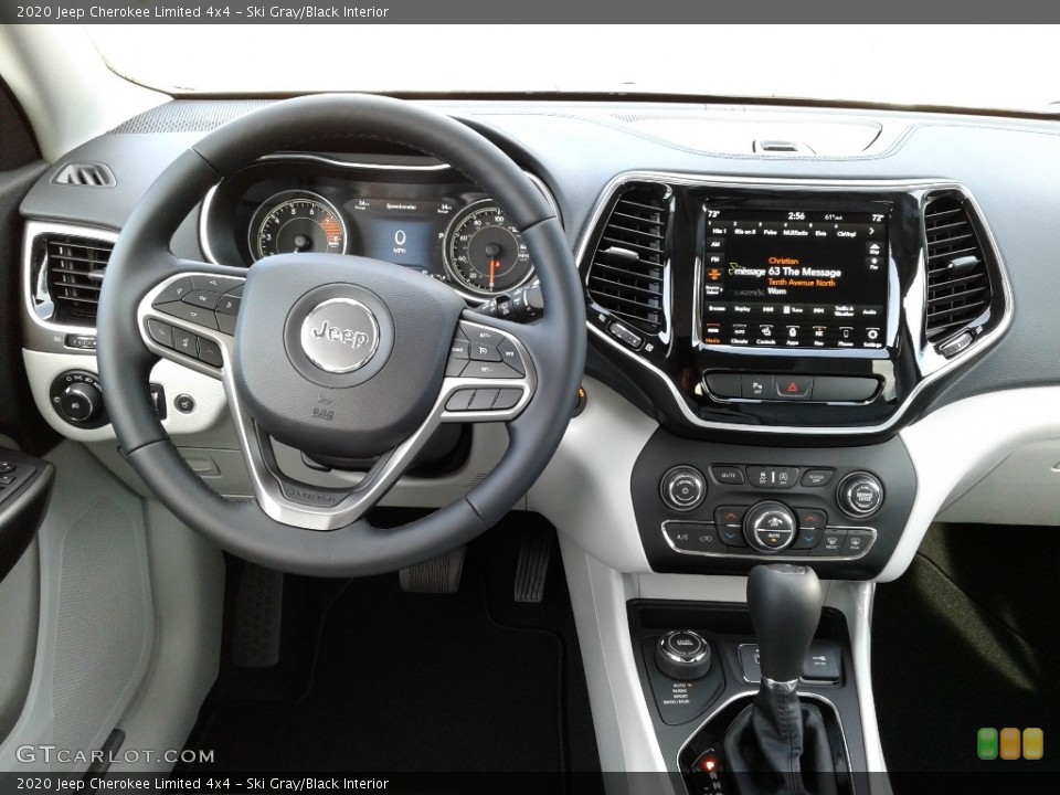Ski Gray/Black Interior Dashboard for the 2020 Jeep Cherokee Limited 4x4 #136848044