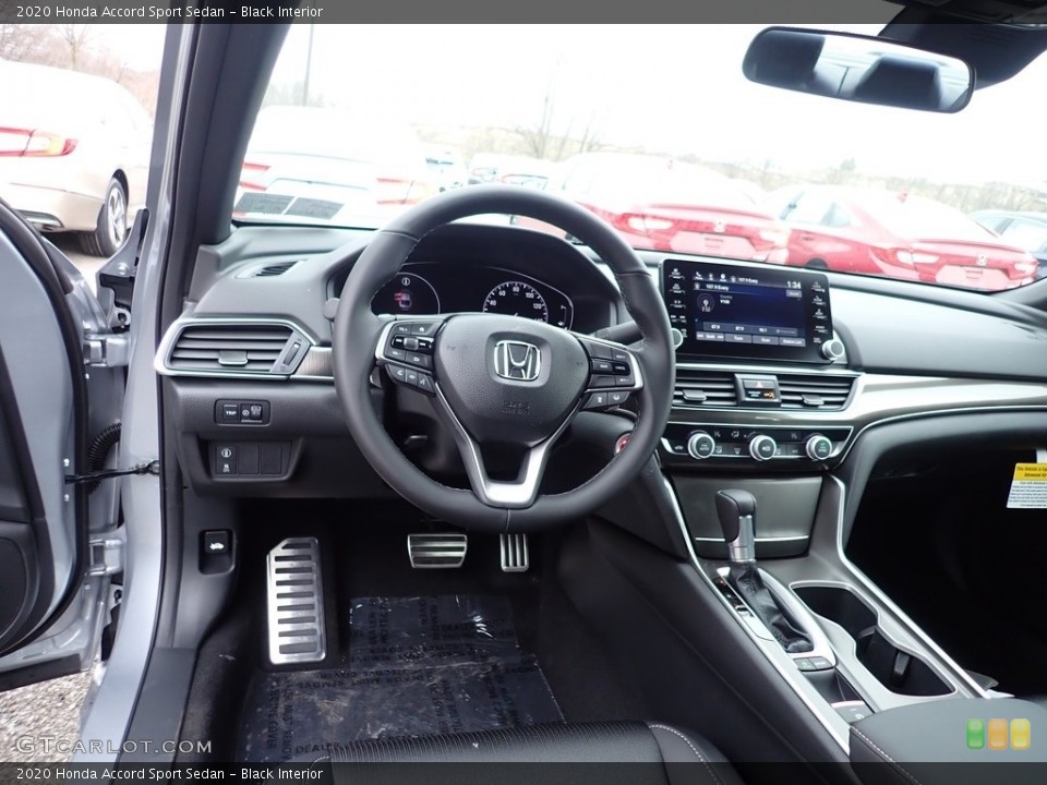 Black Interior Dashboard for the 2020 Honda Accord Sport Sedan #136849130