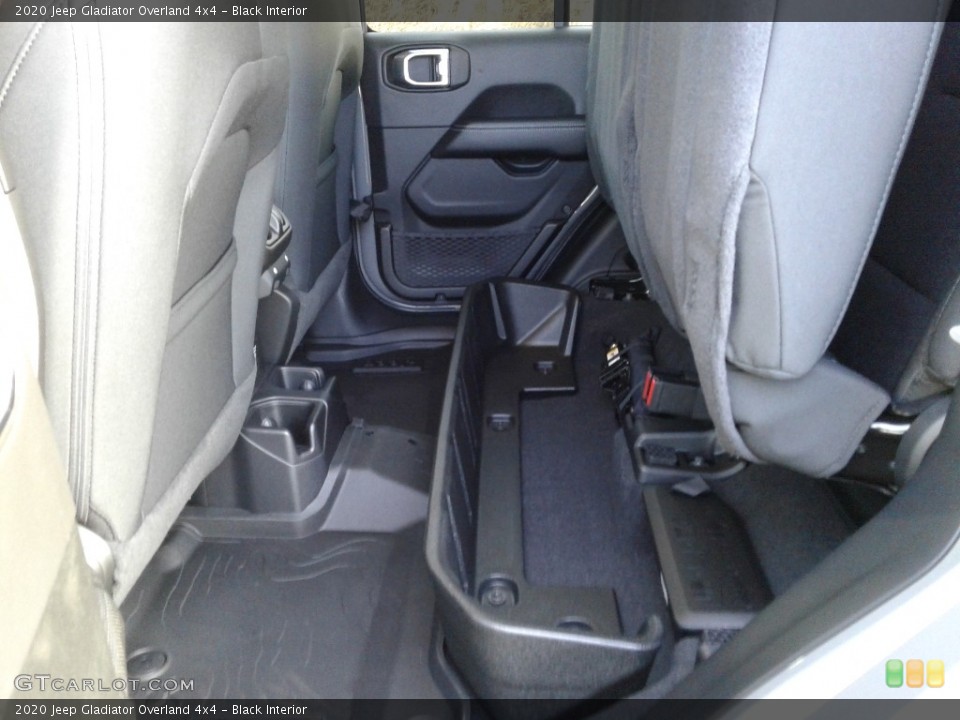 Black Interior Rear Seat for the 2020 Jeep Gladiator Overland 4x4 #136849136