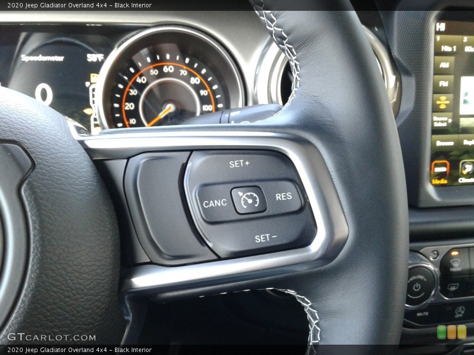 Black Interior Steering Wheel for the 2020 Jeep Gladiator Overland 4x4 #136849238