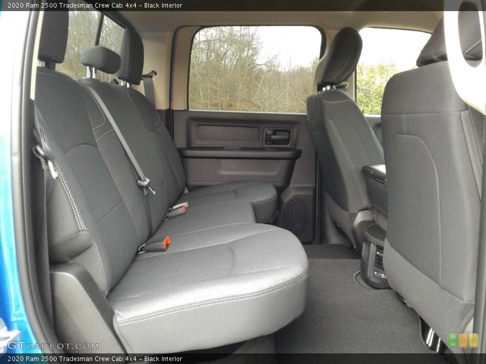 Black Interior Rear Seat for the 2020 Ram 2500 Tradesman Crew Cab 4x4 #136849985